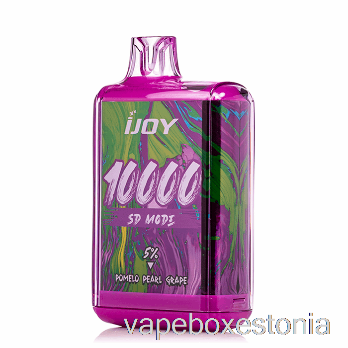 Vape Box Estonia Ijoy Baar Sd10000 ühekordne Pomelo Pearl Viinamari